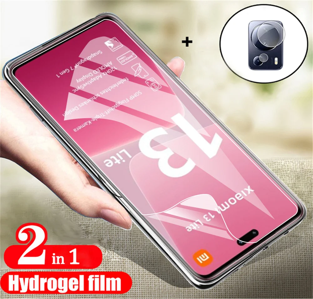 Proteggi Schermo Per Xiaomi 13 Lite Pro Film Idrogel Xiaomi 11T Morbido Non Di Vetro Xiaomi 12T 12 Lite X S Ultra Pellicola Per Fotocamera Mi 10 T 11 
