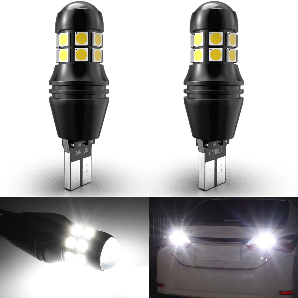 2X Super Led W16W T16 Canbus T15 Lampadina Riserva Auto Luce Di Backup Per Hyundai Santa Fe I40 Getz Solaris Accent I30 Ix35 Elantra I20