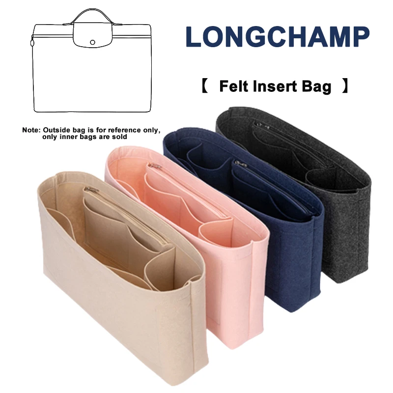 Evertoner Organizer Per Longchamp Le Pliage Club Briefcase S Insert Bag Women Felt Travel Linner Con Pouch Handbag Borsa Interna