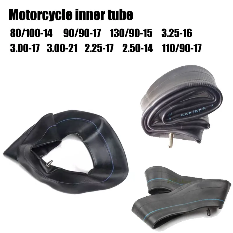 Pneumatico Interno Moto 130/70/90-17 90/90/90-17 3.25/90-16 3.00/70-21 3.25/90-16 Valvola Diritta Per Moto Fuoristrada