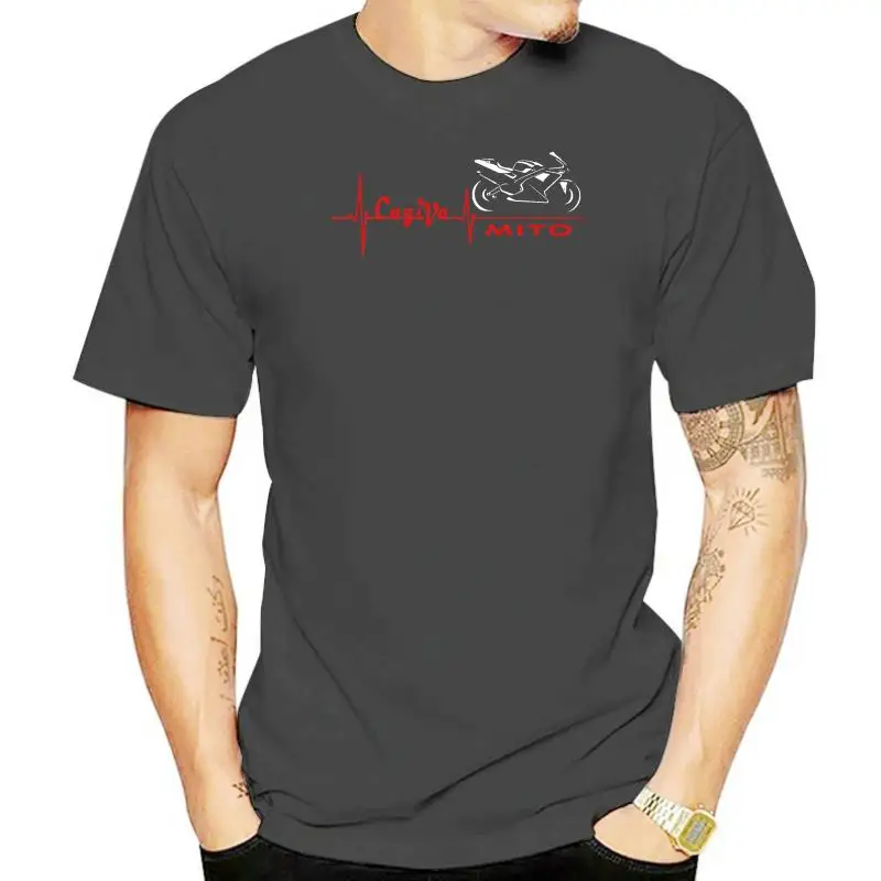 T-Shirt Shirt Moto Cagiva Mito Pulse Heart Tshirt Shirt