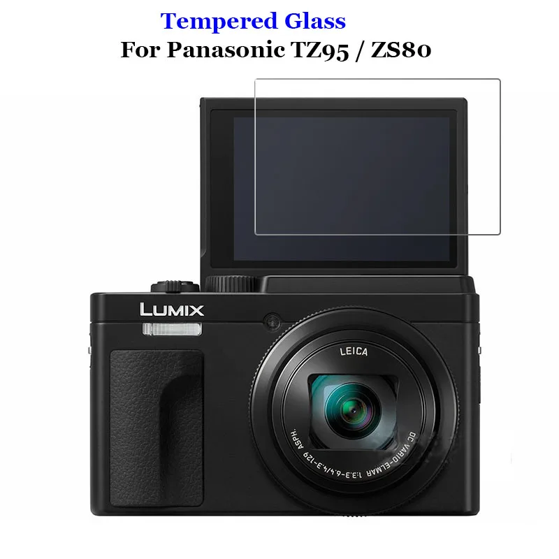 Per Panasonic Tz95 / Zs80 Vetro Temperato 9H 2.5D Pellicola Proteggi Schermo Lcd Per Fotocamera