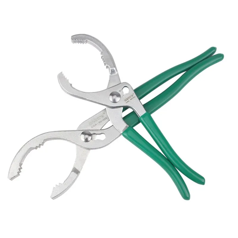 Adjustable Oil Filter Grid Wrench Plier Oil Filter Spanner Auto Repair Tool Llave Inglesa Dinamometrica 10/12 Inches