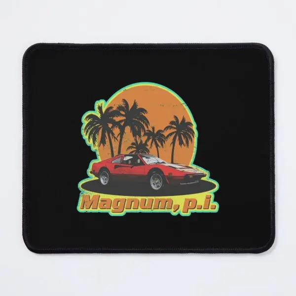 Magnum Pi T Shirtmagnum P I Vintage D Mouse Pad Gamer Play Gaming Mousepad Tappeto Pc Desk Table Computer Mat Printing Keyboard