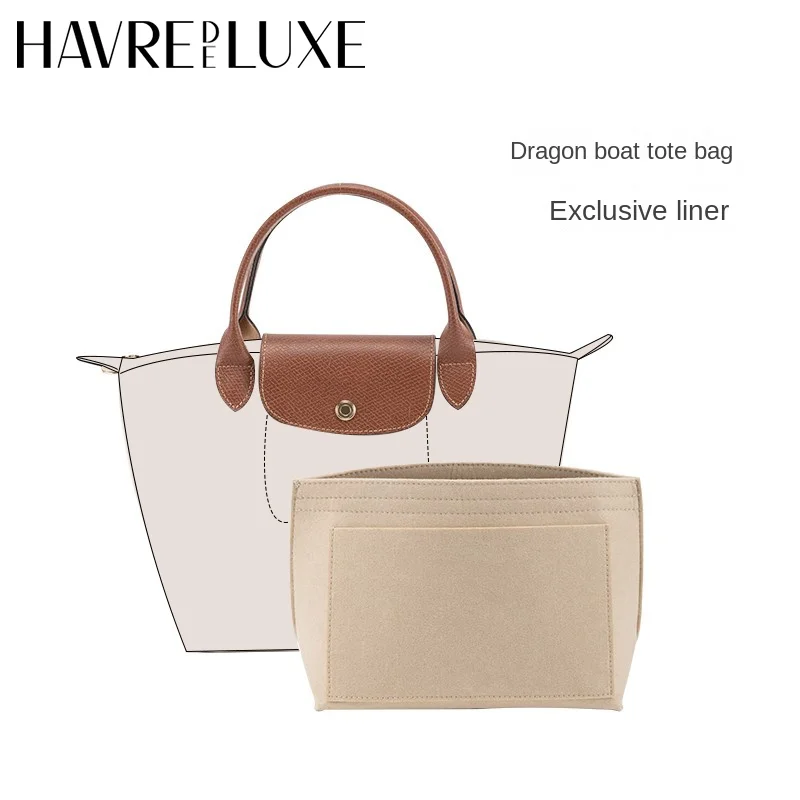 Havredeluxe Bag Organizer Per Longchamp Small Tote Bag Borsa Timido Storage E Finitura Fodera Interna Della Borsa