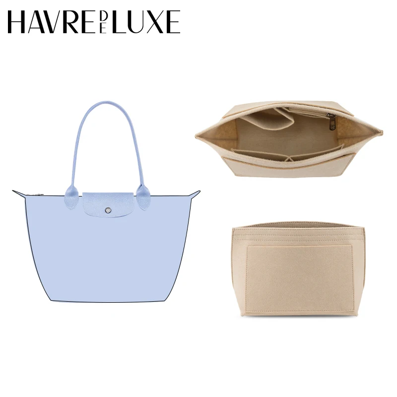 Havredeluxe Bag Organizer Per Longchamp Large Tote Bag Borsa Organizer Borsa Di Stoccaggio E Finitura Fodera Interna Della Borsa
