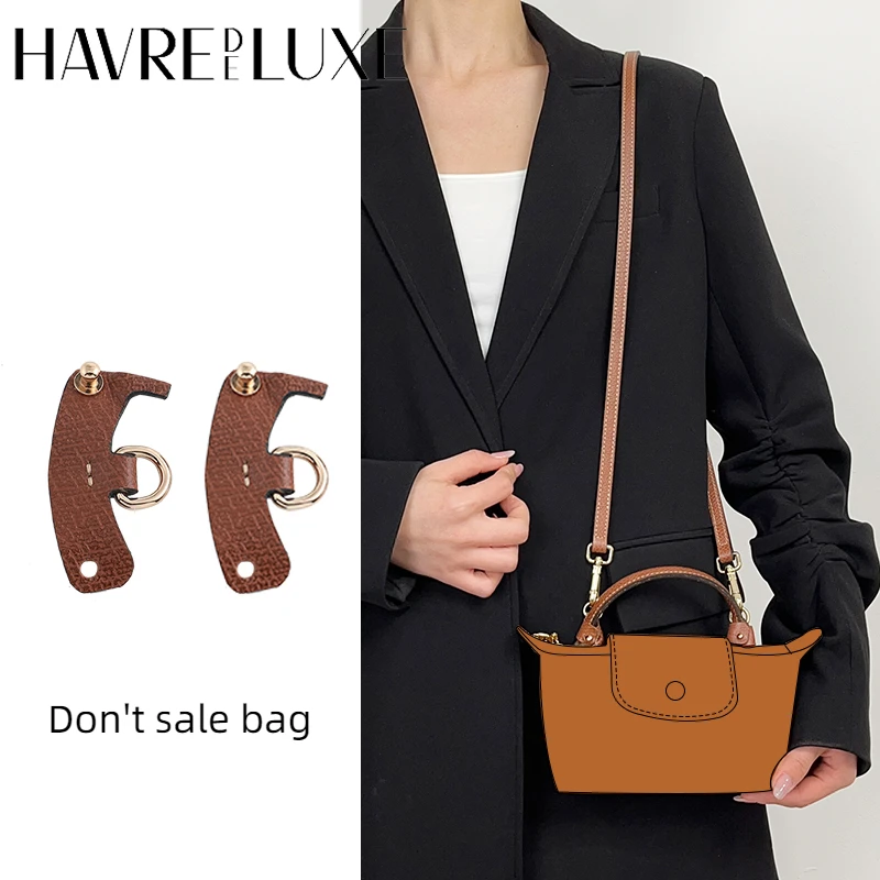 Tracolla Per Longchamp Mini Bag Crossbody Punch-Free Leather Ring Bag Modifica Accessori Per Tracolla Regolabile