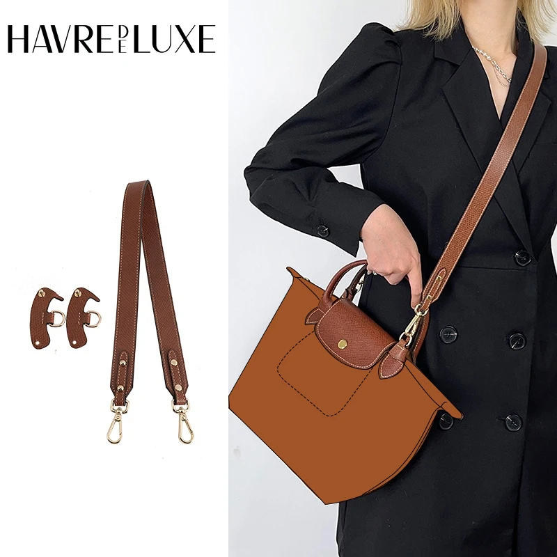 Havredeluxe Borsa Tracolla Punzonatura Gratuita Per Borsa Longchamp Piccola Trasformazione Tote Messenger Strap