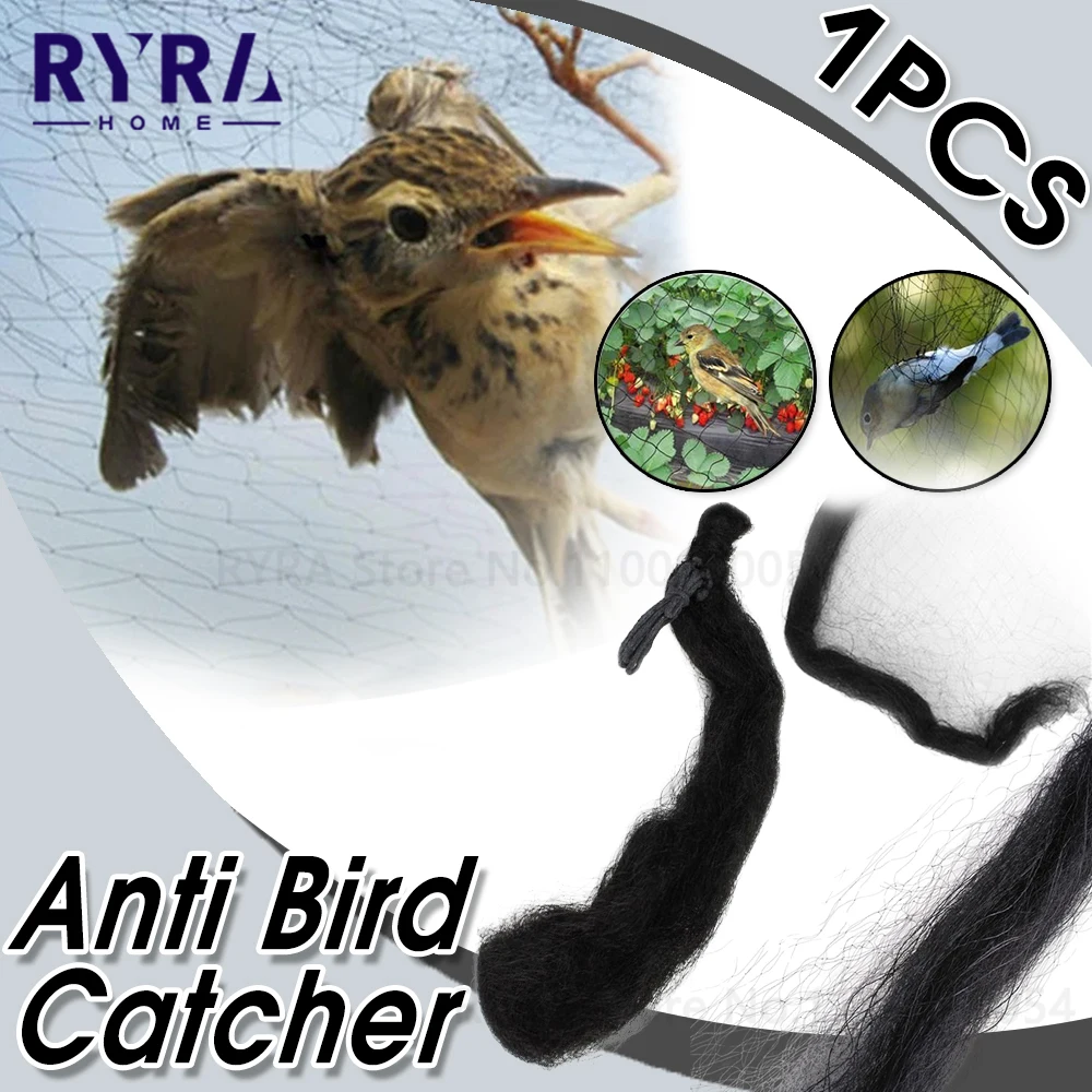 Anti Bird Catcher Netting Pond Net Rete Da Pesca Protect Tree Crops Plant Fruit Garden Netting Garden Mesh Trap Pest Control Tools