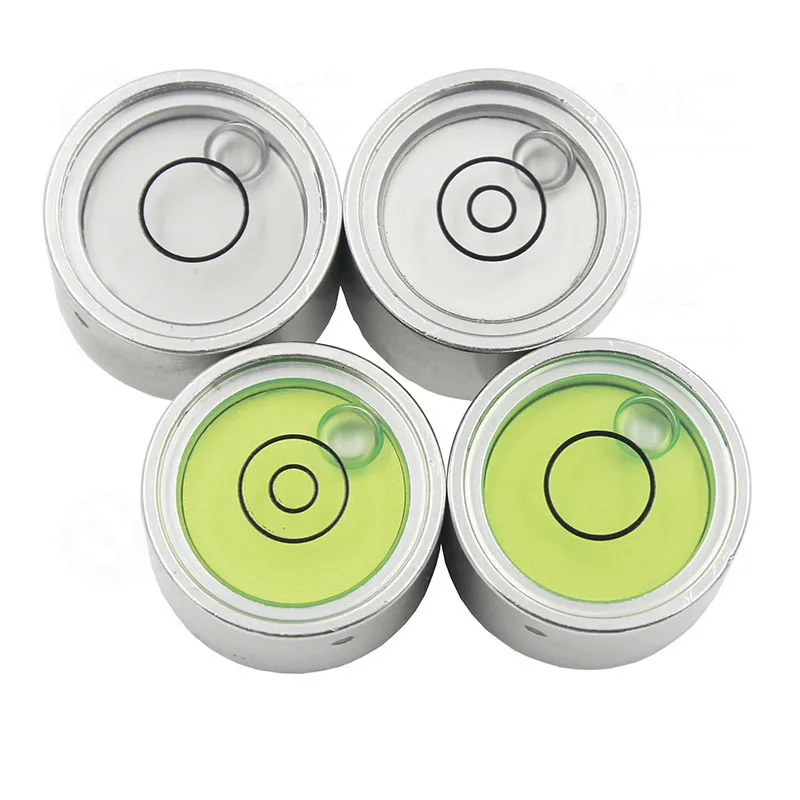 Qase Round Spirit Level Bubble Universal Bullseye Perline Orizzontali Dimensioni 20*13Mm 1 Pezzo