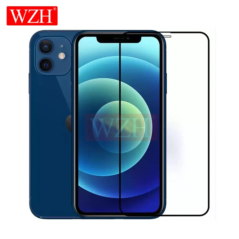 Vetro Temperato A Copertura Totale Per Iphone 12 Mini 11 Pro Max Se Xr X Xs Max Pellicola Salvaschermo Per Iphone 12 Mini 11 7 8 6 Plus 5 Vetro