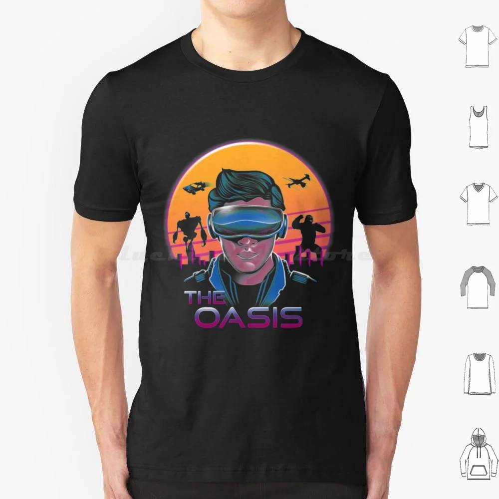 La Maglietta 6Xl Cotton Cool Tee Retro Gaming Game Videogioco 80S Rad Synthwave Ready Player One The Womens Kids Vintage Retro