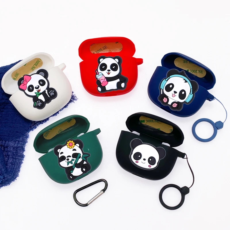 Custodia Panda Cartoon Per Jabra Elite 5 4 3 2 Custodia Custodia Per Auricolari In Silicone Carino Per Custodia Jabra Elite 4 Fundas