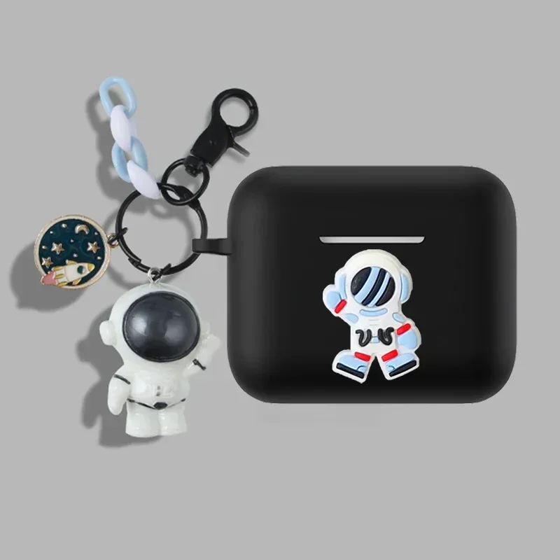 Cartoon Spaceman Per Jabra Elite 5 4 3 2 Custodia Divertente Custodia Protettiva In Silicone Per Auricolari Per Jabra Elite 4 Active Case