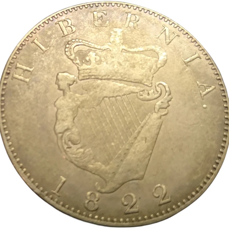 1822 Irlanda 1 Penny-George Iv Copia Moneta Di Rame
