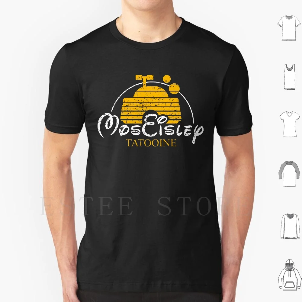Mos Eisley-Tatooine T Shirt Uomo Cotone 6Xl Walt Sandcrawlers Sandcrawler Tatooine Mos Eisley Cantina La Guerra De Las Galaxias