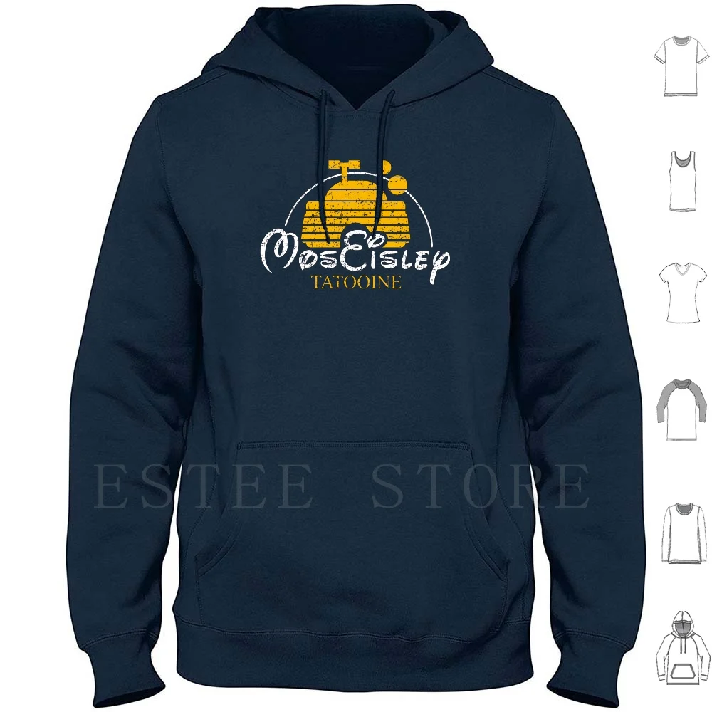 Mos Eisley-Tatooine Felpa Con Cappuccio Manica Lunga Walt Sandcrawlers Sandcrawler Tatooine Mos Eisley Cantina La Guerra De Las Galaxias