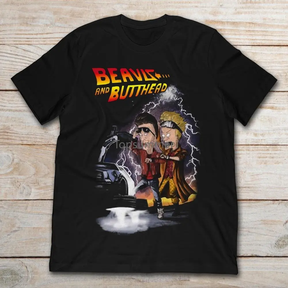 Beavis E Butthead Back To The Future T-Shirt