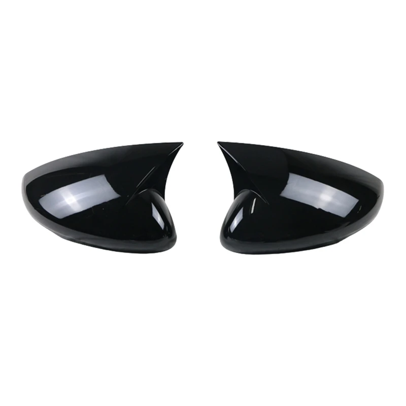 Car Ox Horn Side Mirror Cover Caps Door Mirror Shell Specchietto Retrovisore Guard Per Ford Mustang Mach-E 2021 2022
