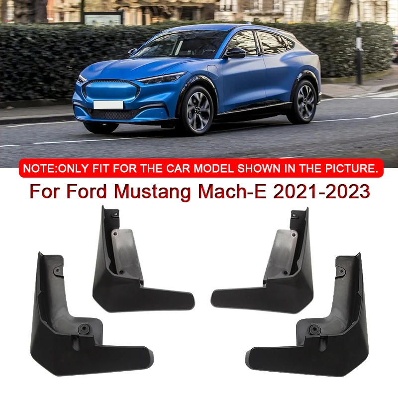 Per Ford Mustang Mach-E 2021-2023 Car Styling Car Mud Flaps Paraspruzzi Paraspruzzi Paraspruzzi Parafango Anteriore Posteriore Accessori Auto