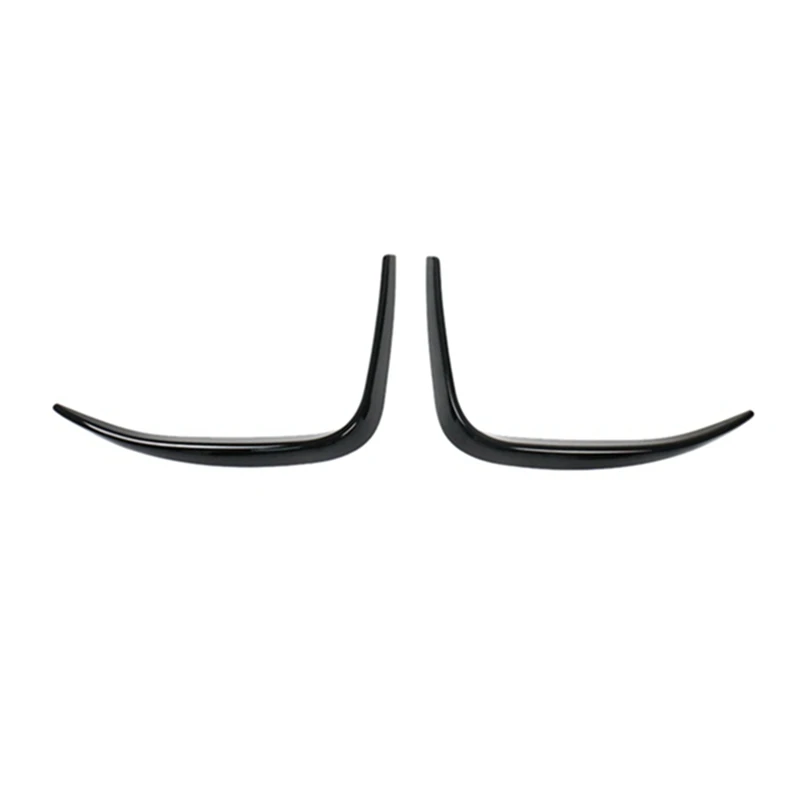 1 Paio Canard Air Knife Surround Trim Nero Lucido Per Ford Mustang Mach-E 2020 2021 2022