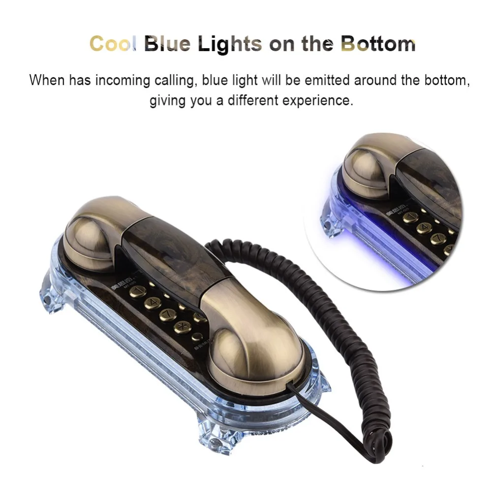 Telefono Antico Di Moda Per Hotel Di Casa Telefono Fijo Para Mini Telefono Retro Telefono A Parete Telefono Fisso Con Filo