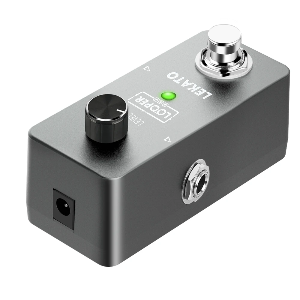 Lekato Guitar Looper Pedal Guitar Kit Chitarre Elettriche Sintetizzatore Accessori Musicali 5 Minuti 300S Loop Registrazione Looper