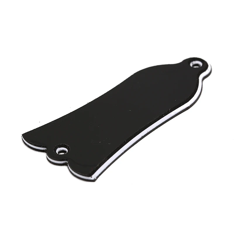 Chitarra Nera A Forma Di Campana 2 Fori Piastra Di Copertura Per Traliccio In Pvc Piastra Di Scorrimento Gibson Lp Sg Flying V Es