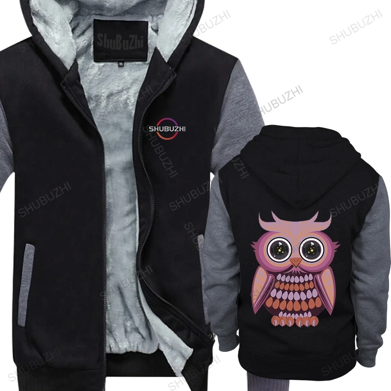Umo Coat Zipper Ultimo Disegno Manica Corta Coat Zipper Maschio Stella Eye Gufo Del Fumettonage Clothingnagers Cool Hoodie Tops