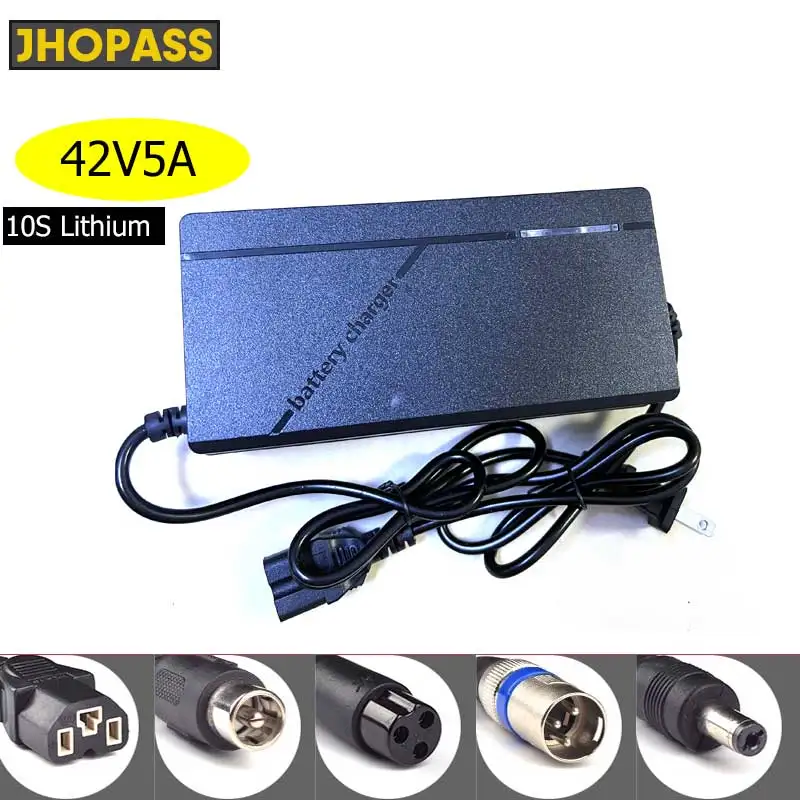 Tensione Di Uscita 42V 5A Smart Led Display Caricabatteria Al Litio Per 36V 5A Balance Bike/E-Bike/Scooter/Carica Monociclo