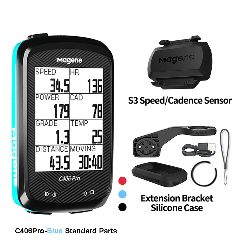 Magene C406 Pro Bicicletta Gps Computer Mtb Road Cycle Tachimetro Impermeabile Wireless Intelligente Garmin Bike Per Strava