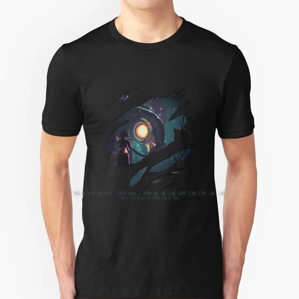 Elizabeth-Songbird T Shirt Cotton 6Xl Bioshock Infinite Elizabeth Songbird Rapture Eyes