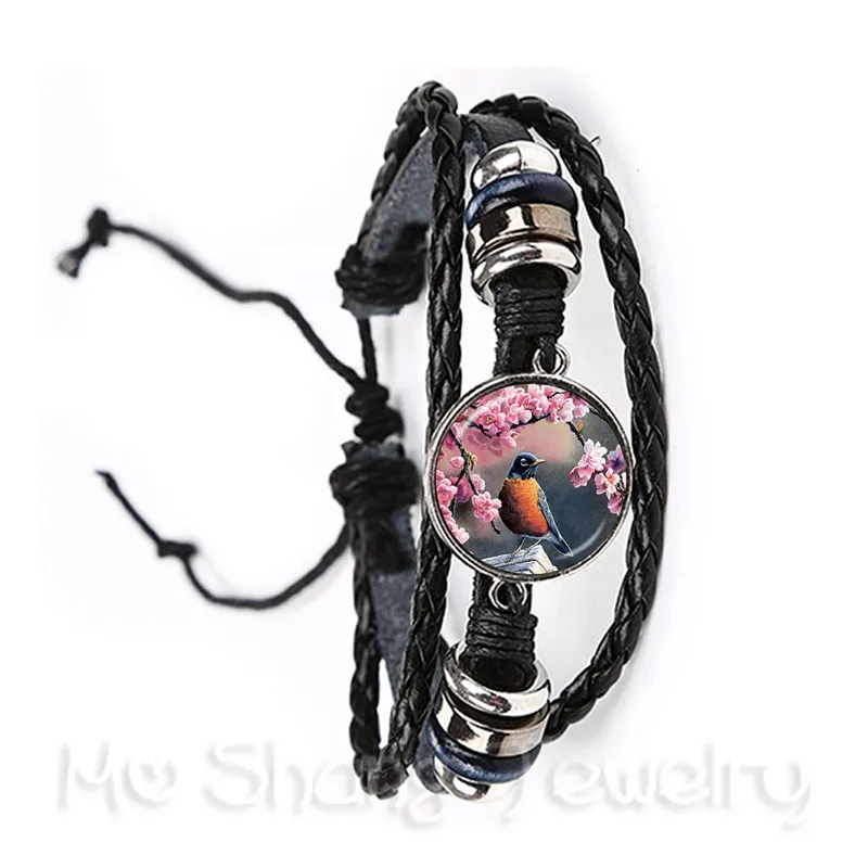 New Green Hummingbird Bracciale Regolabile Birds Art Picture Glass Cabochon Dome Bioshock Infinite Bird Jewelry Uomo Donna