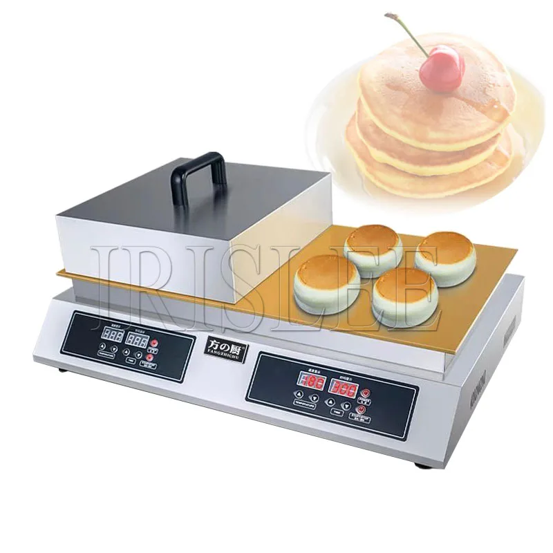 2600W Snack Equipment Riscaldamento Rapido Doppio Souffle Baking Iron Machine Souffler Maker Souffle Iron Plate Machine Souffle Pancake