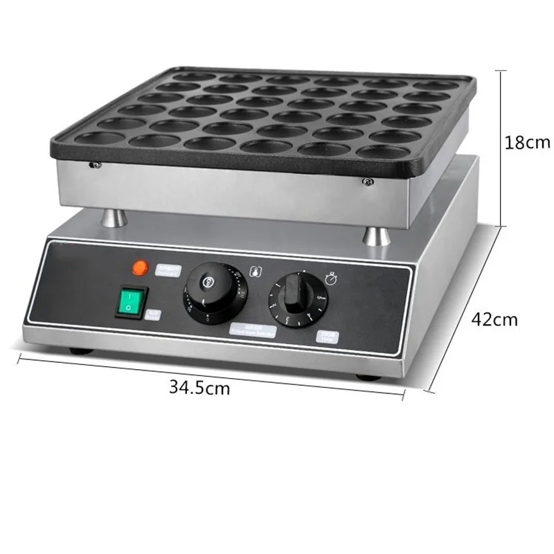 110V 220V Elettrico Commerciale 36Pcs Waffle Machine Antiaderente Pancake Maker Machine Eu/Au/Uk/Us Plug
