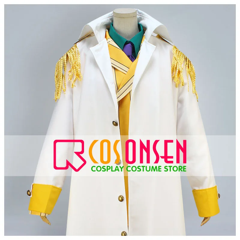 Cosplayonix One Piece Marines Admiral Borsalino Admiral Kizaru Uniform Cosplay Costume Tutte Le Taglie Su Misura