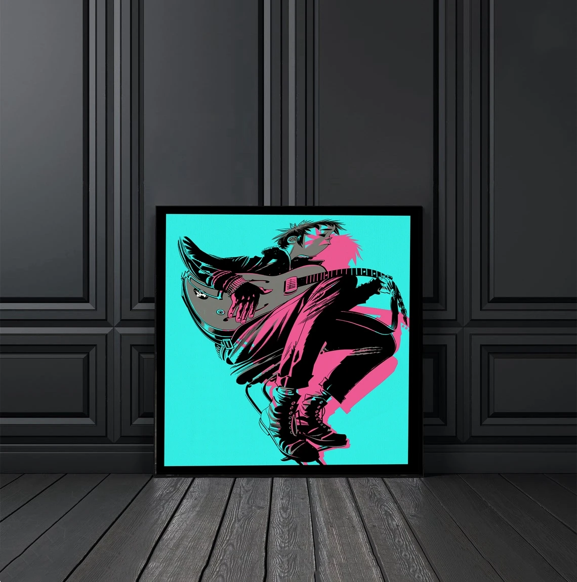 Gorillaz - The Now Album Musicale Cover Canvas Poster Home Wall Painting Decoration (Senza Cornice)