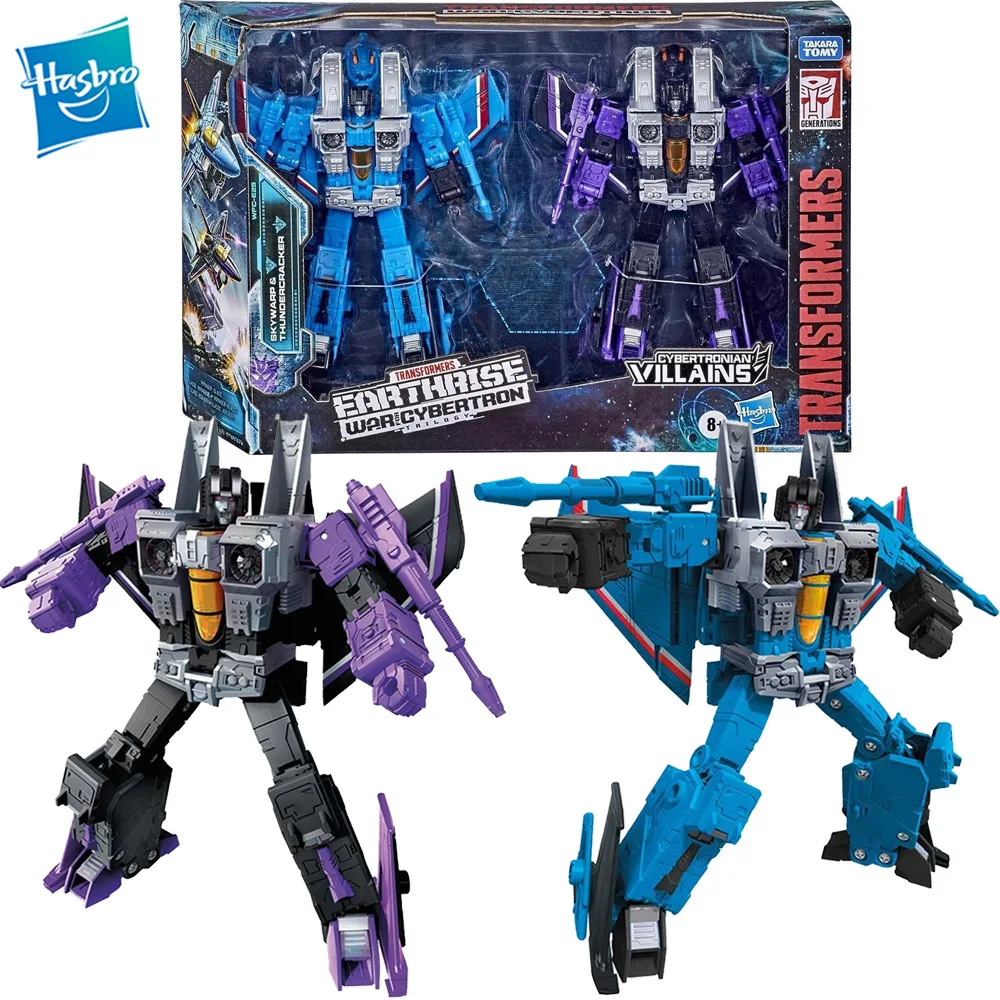 [In Magazzino] Trasformatori Strappo Thundercracker E Skywarp Generazioni Earthrise War Per Cybertron 18Cm Action Figure Toys