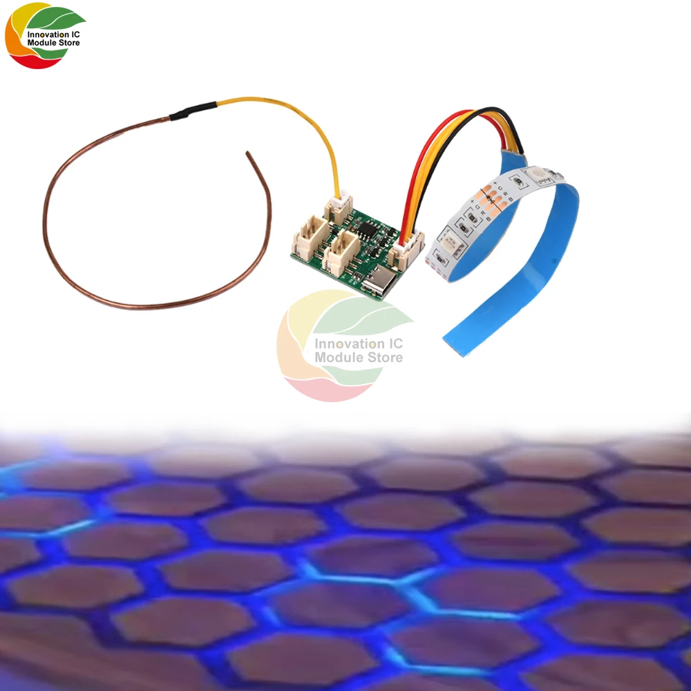 Touch Induction Switch Separatore D'Aria River Table Light Strip Cell Coil Stesso Stile 3V-24V Kit Bobina Fai Da Te