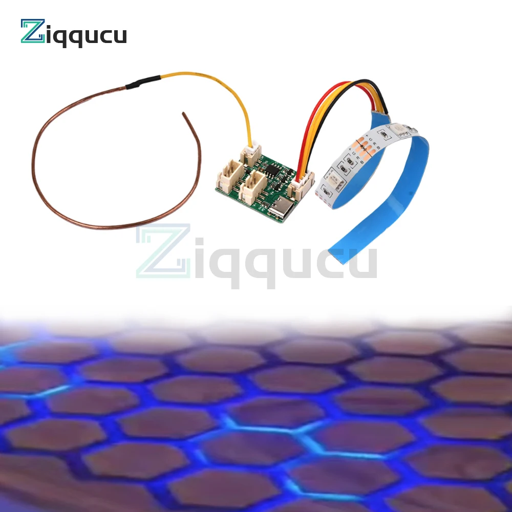 Touch Induction Switch Separatore D'Aria River Table Light Strip Cell Coil Stesso Stile 3V-24V Kit Bobina Fai Da Te