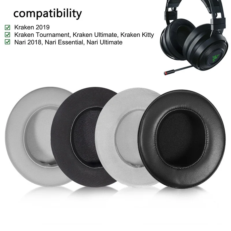 Sostituzione Del Cuscinetto Auricolare Infuso Di Gel Di Raffreddamento Per Razer Kraken Te / Kraken Kitty Editio / Razer Kraken Ultimate / Razer Nari 