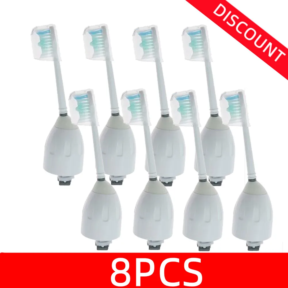 8 Pezzi Testine Per Philips Hx9500 Hx9552 Hx5910 Hx5300 7900 Hx9800 Hx9842 Spazzolino Sonicare E-Series Essence Elite Advance