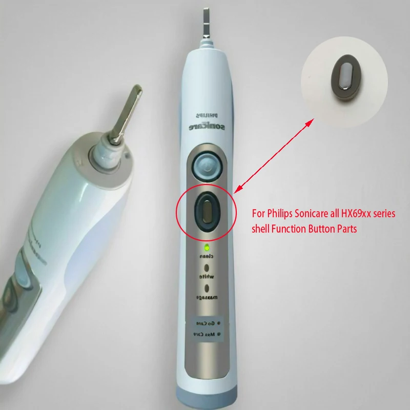 1 Pz Philips Sonicare Shell Funzione Pulsante Per Hx6910 Hx6920 Hx6930 Hx6950 Hx6960 Ecc Spazzolino Elettrico Interruttore Pulsante Parti