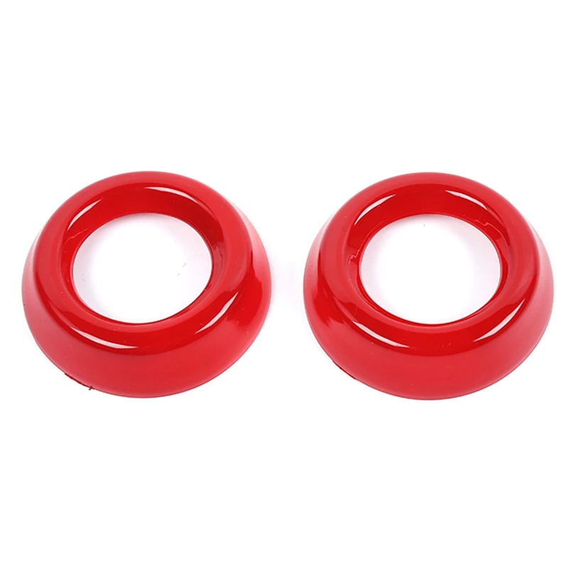 Per Dodge Nitro 2007-2012 Car Door Audio Horn Trim Ring Sticker Accessori Interni, Abs