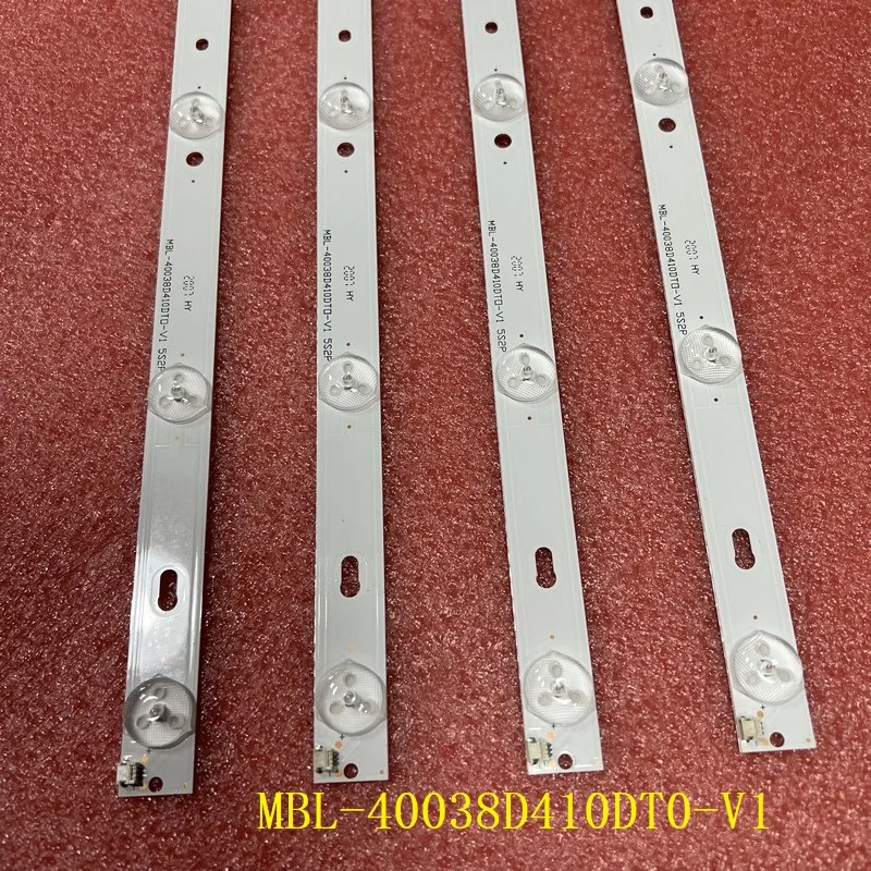Kit 4 Pz 10Led Barra Di Retroilluminazione A Led Per Bauhn B40-63Uhdf Cv9203H-A42 Td Systems K40Dlt1F Mbl-40038D410Dt0-V1