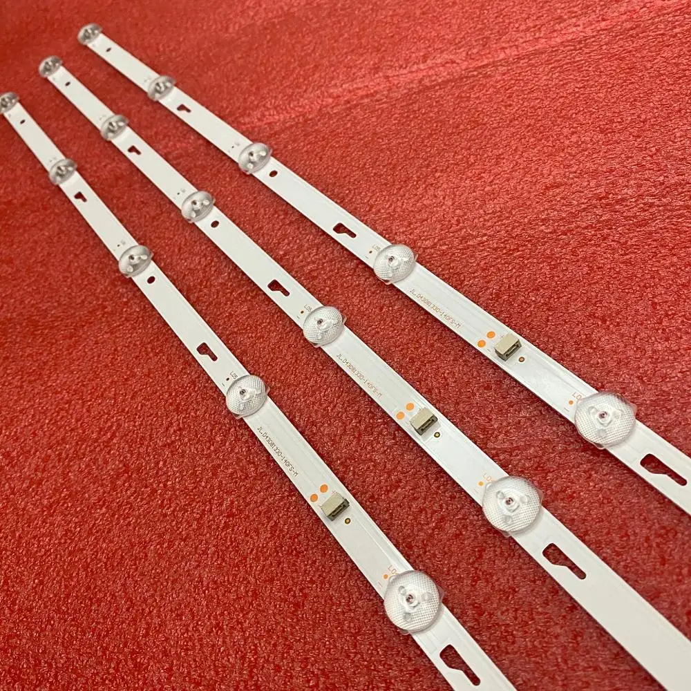 Striscia Di Retroilluminazione A Led 8Led Per Ple-43S07Fhd Tcl 43 L1600C 43 L2600C 43 L26Cmc L43E9600 L43E9600 Jl.D43081330-140Fs-M