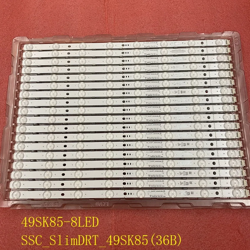 Striscia Di Retroilluminazione A Led 18 Pz/Set Per Lg 49Sm9000 49Sm9000Pla Oled55B9Pla 49Sk8500Pla 49Sk8500 49Sk85-8Led Ssc_Slimdrt_49Sk85(36B)