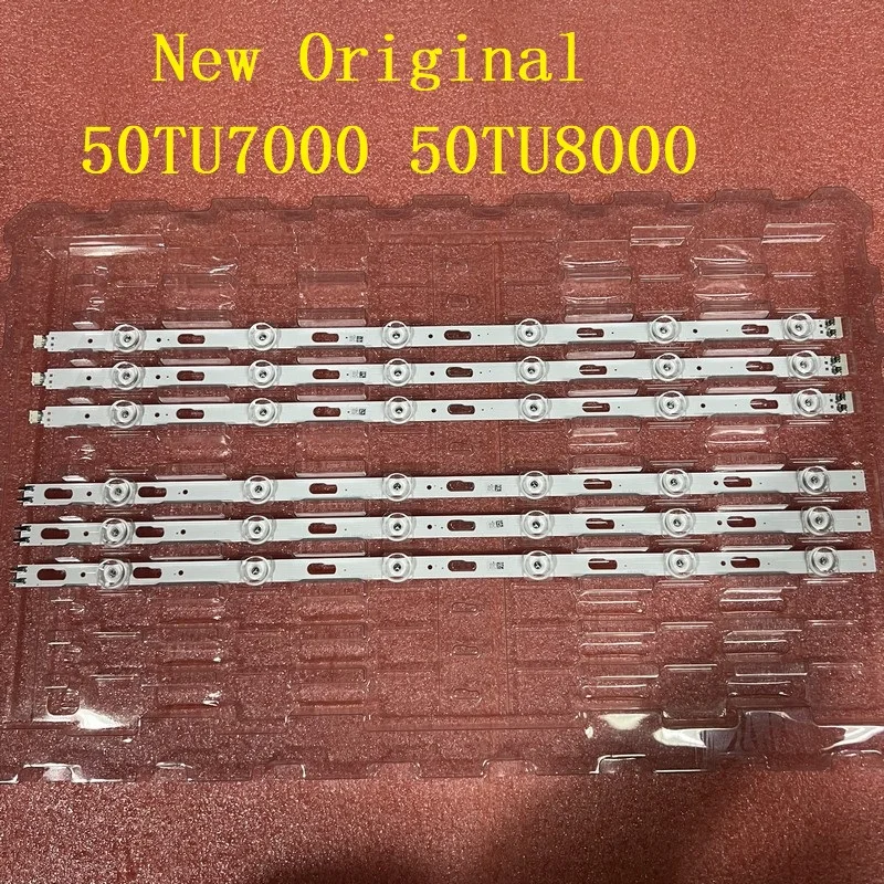 Striscia Di Retroilluminazione A Led Per Samsung Un50Tu8000 Un50Tu8200 Un50Tu7000 Ue50Tu8000 Ue50Tu7000 Muslimate Bn96-50317A 50318A Ue50Tu7000K