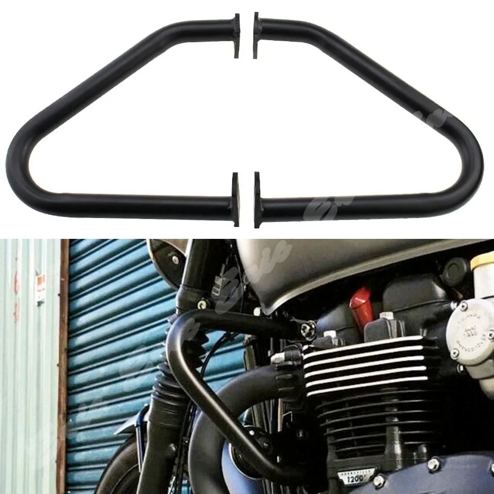 Guardia Motore Moto Sinistra E Destra Highway Crash Bar Per Triumph Bobber T100 T120 Street Twin Bonneville