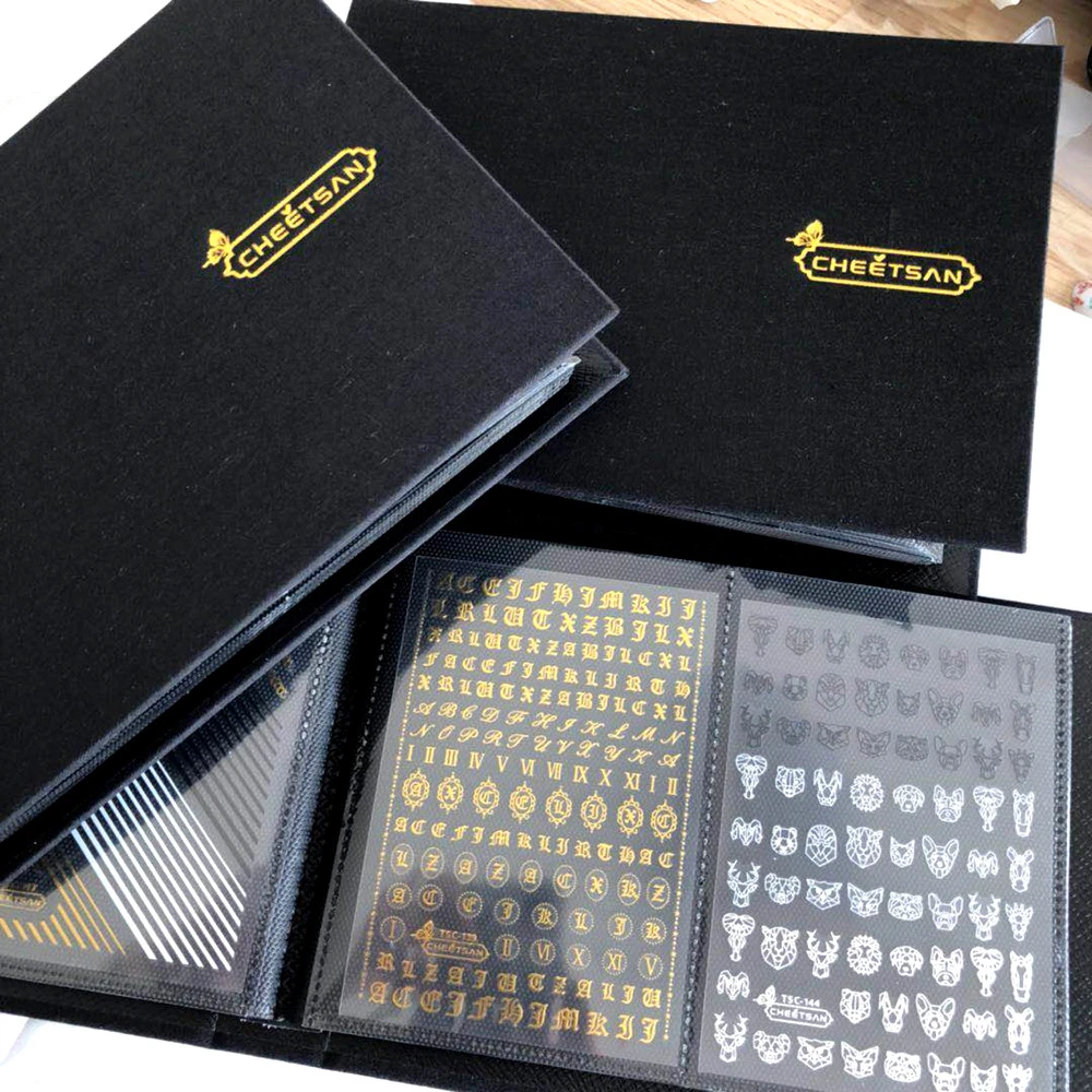 1 Pc Nail Art Sticker Album Fotografico Album Nail Art Sticker Che Mostra Foto Album Può Mettere 120 Pezzi Supporto Unità Dimensioni 13.3*9.3Cm